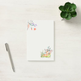Post-it® Notas Adhesivas Ciervos y Flores
