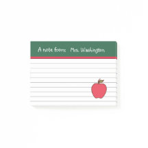 Notas Adhesivas Clásicas de Maestra Manzana