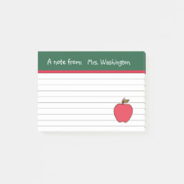 Post-it® Notas Adhesivas Clásicas de Maestra Manzana