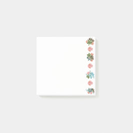 Post-it® Notas Adhesivas Coloridas de Suculentas