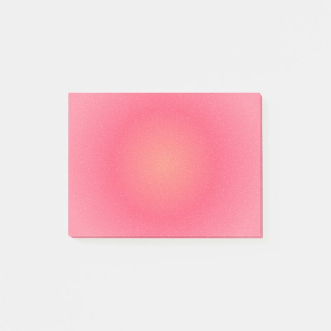 Post-it® Notas Adhesivas con Brillo Gradiente Rosa Rubor (Anverso)