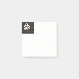 Post-it® Notas Adhesivas con Monograma de Inicial S