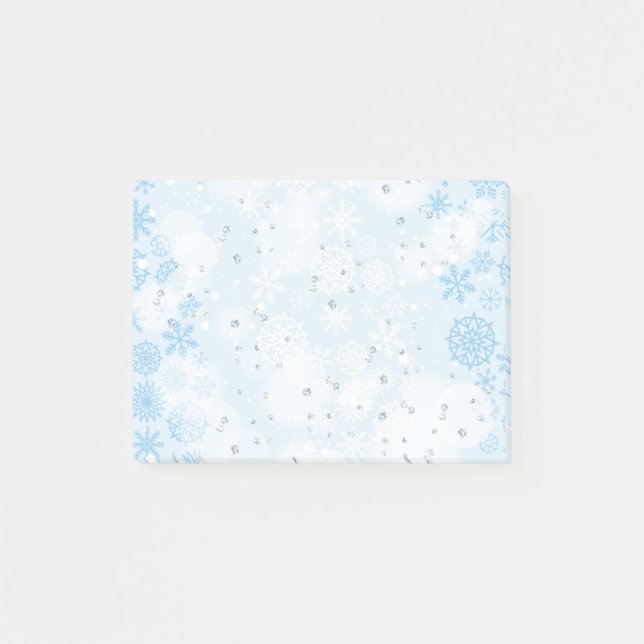Post-it® Notas Adhesivas Copos de Nieve (Anverso)