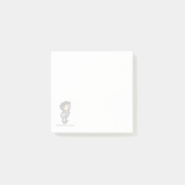Post-it® Notas Adhesivas Corcoran Studio 3"x3" (Anverso)
