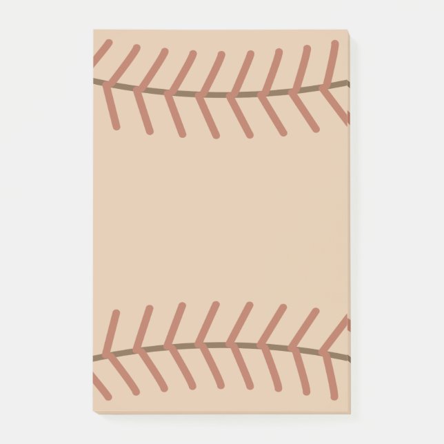 Post-it® Notas Adhesivas Cuaderno Antiguo Béisbol (Anverso)