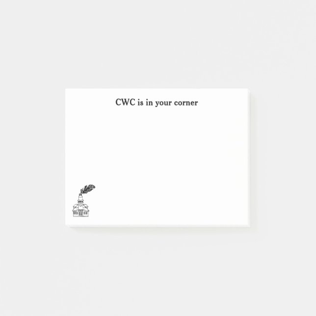 Post-it® Notas Adhesivas CWC (Anverso)