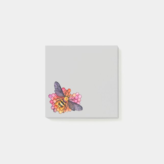 Post-it® Notas adhesivas de abeja de panal (Anverso)