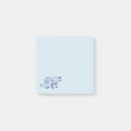 Post-it® Notas adhesivas de arte de dinosaurio Mandala