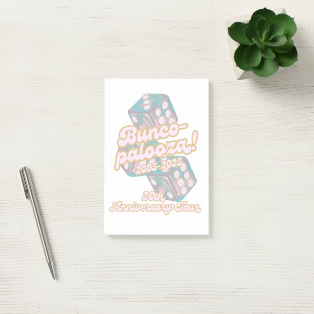 Post-it® Notas adhesivas de Bunco-palooza (Oficina)