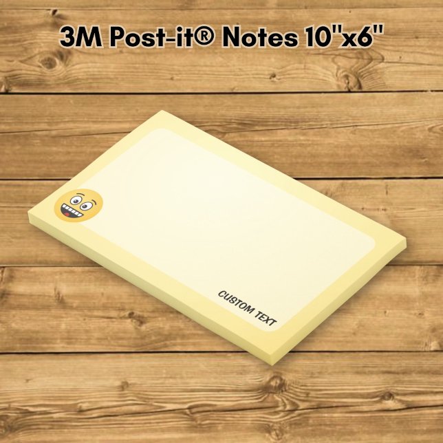 Post-it® Notas Adhesivas de Cara Sonriente con Boca Abierta (Subido por el creador)