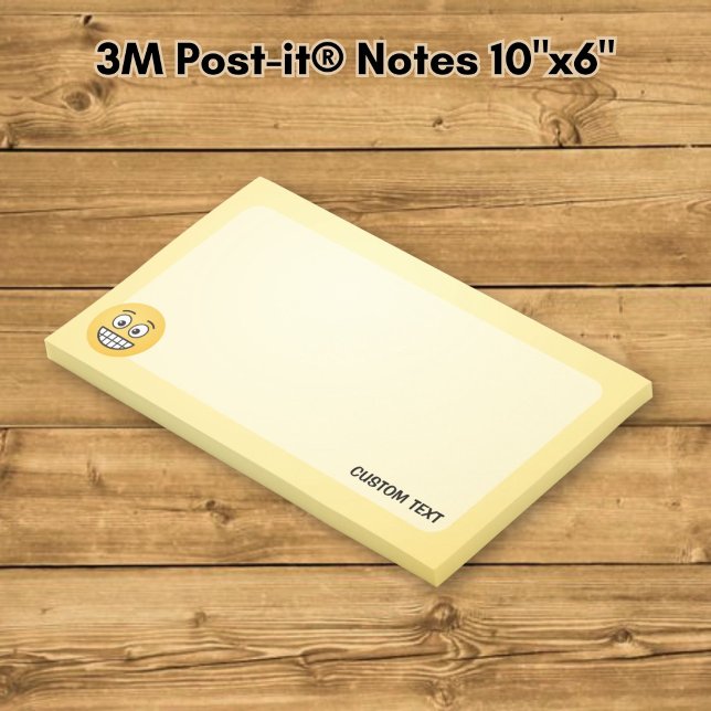 Post-it® Notas adhesivas de cara sonriente con ojos abierto (Subido por el creador)