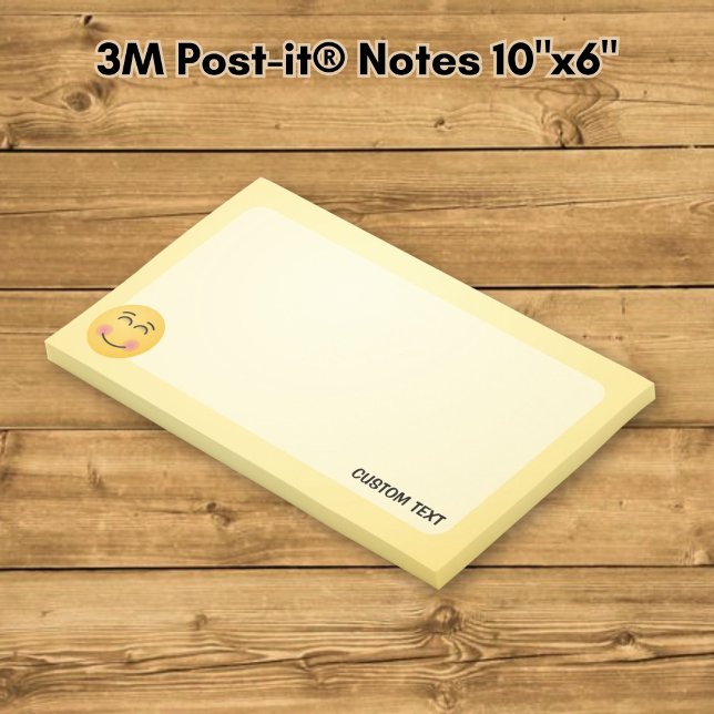 Post-it® Notas adhesivas de cara sonriente con ojos sonrien (Subido por el creador)