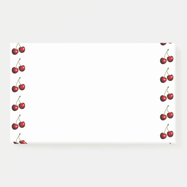 Post-it® Notas Adhesivas de Cereza Roja Dulce (Anverso)