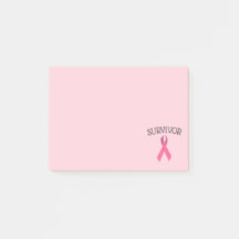 Notas Adhesivas de Cinta de Superviviente de Cánce