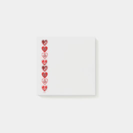 Post-it® Notas adhesivas de corazón