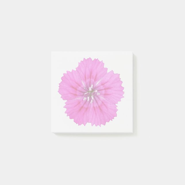 Post-it® Notas adhesivas de Dianthus rosa (Anverso)