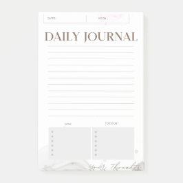 Post-it® Notas adhesivas de diario diario minimalista