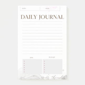 Post-it® Notas adhesivas de diario minimalista diario