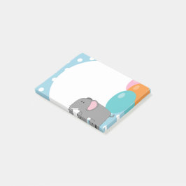 Post-it® Notas Adhesivas de Estampado de Elefante