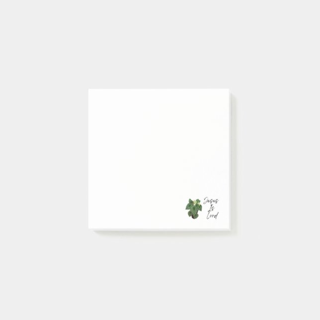 Post-it® Notas Adhesivas de Flor de Sandía Pepperomia (Anverso)