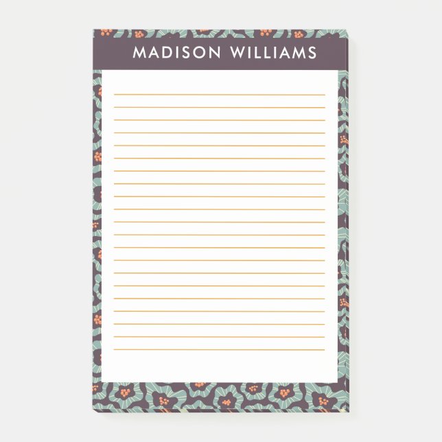 Post-it® Notas adhesivas de flores (Anverso)