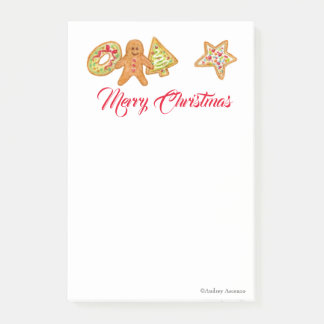 Post-it® Notas adhesivas de galletas de Navidad