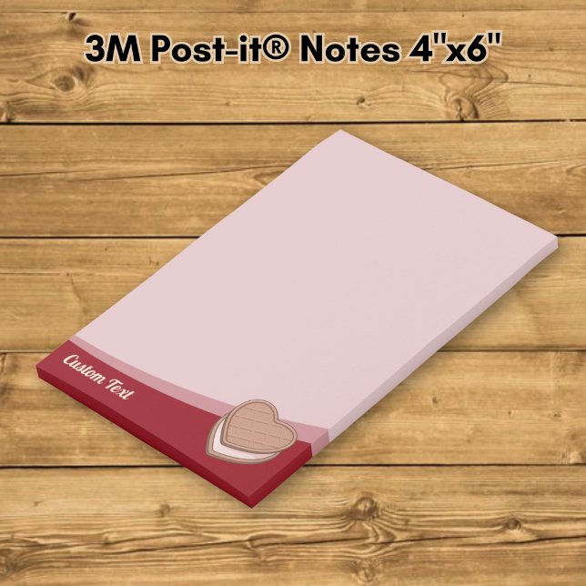 Post-it® Notas adhesivas de galletas en forma de corazón (Subido por el creador)