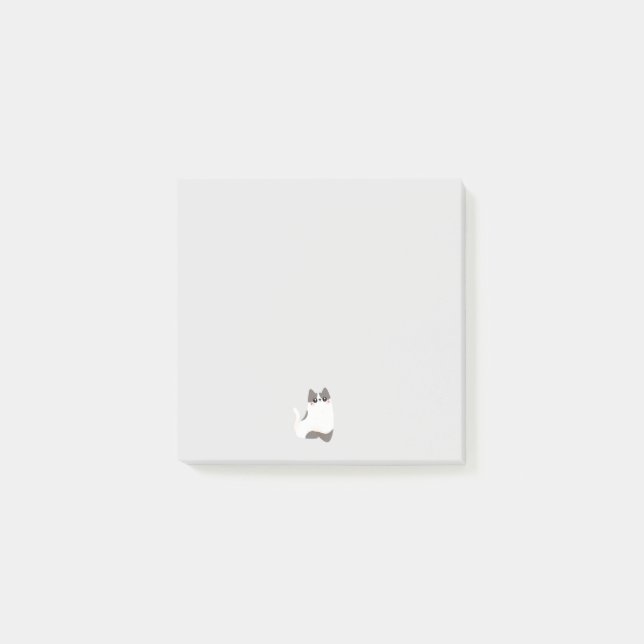 Post-it® Notas adhesivas de gatito (Anverso)