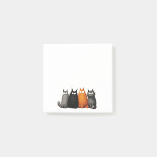 Post-it® Notas Adhesivas de Gatos de Dibujos Animados Diver