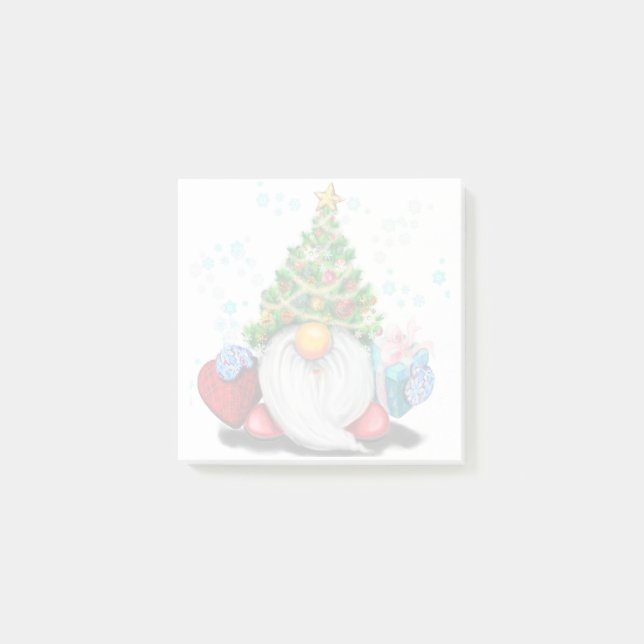 Post-it® Notas adhesivas de Gnomo de Navidad (Anverso)