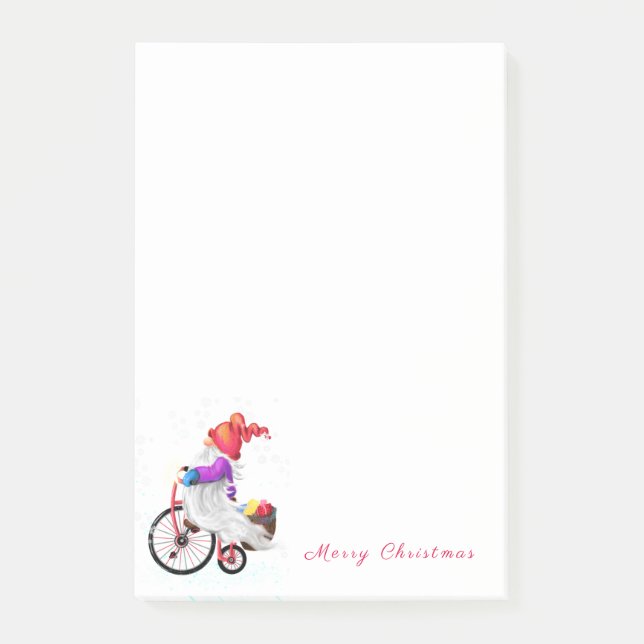 Post-it® Notas adhesivas de Gnomo de Navidad (Anverso)