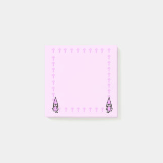 Post-it® Notas adhesivas de Gnomo Rosa con Hongos