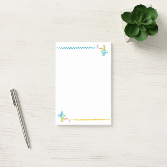 Post-it® Notas adhesivas de Gordie el Gecko (Oficina)