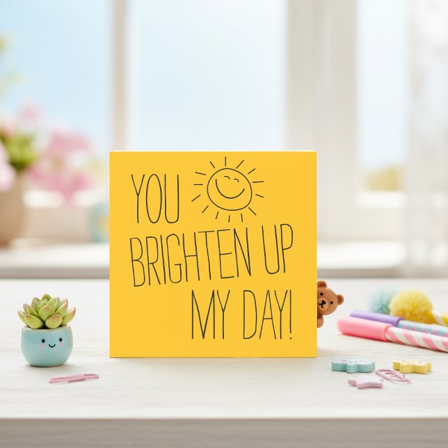 Post-it® Notas Adhesivas de Gratitud - Alegran mi Día (You brighten up my day sticky notes.)