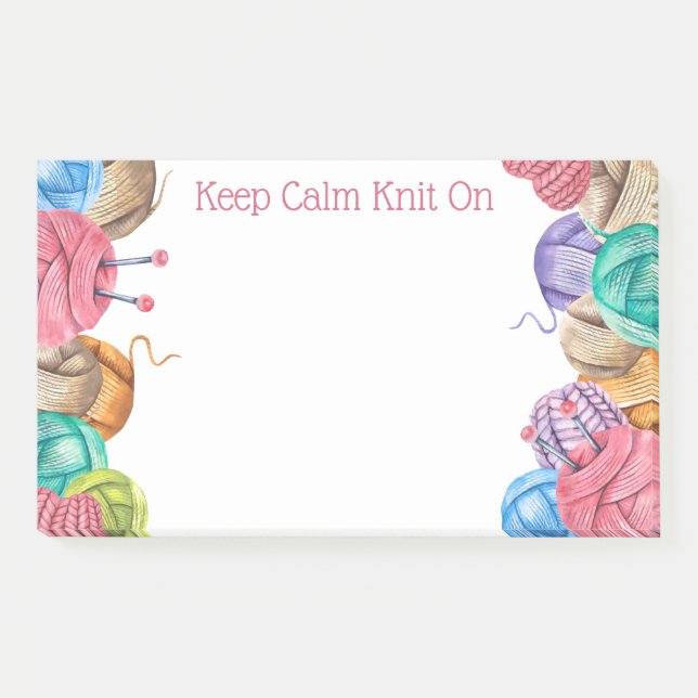 Post-it® Notas Adhesivas de Hilo para Tejer y Crochet (Anverso)