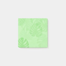 Notas adhesivas de hojas de Monstera