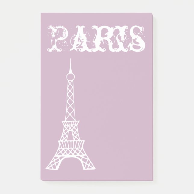 Post-it® Notas adhesivas de lavanda París (Anverso)