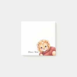 Post-it® Notas adhesivas de león lindas personalizadas