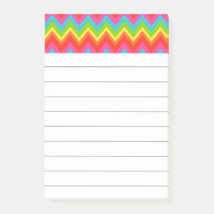 Post-it® Notas Adhesivas De Lista De Tareas Arcoíris