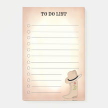 Notas adhesivas de Lista de Tareas pendientes Coun