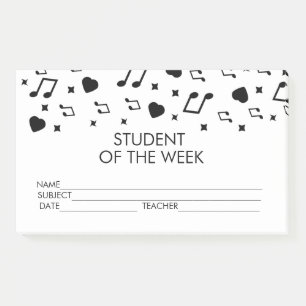 Post-it® Notas adhesivas de logro del premio para estudiant