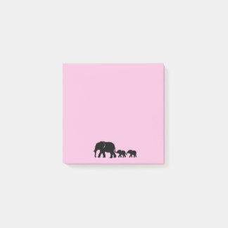 Post-it® Notas adhesivas de mamá elefante con bebés
