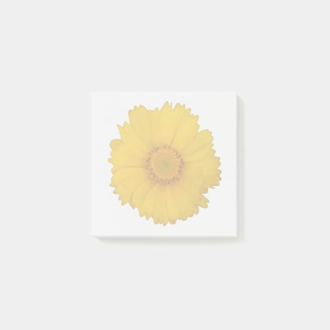 Post-it® Notas Adhesivas de Margarita Amarilla (Anverso)