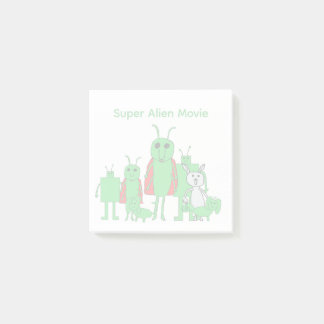 Post-it® Notas adhesivas de personajes completos de Super A
