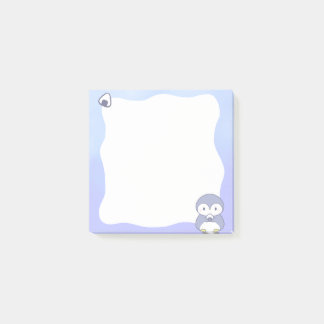Post-it® Notas Adhesivas de Pingüino Adorable Pastel | Kawa