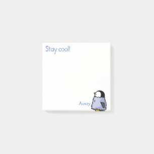 Post-it® Notas Adhesivas de Pollito de Pingüino