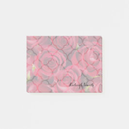 Post-it® Notas Adhesivas de Rosas Rojas Personalizadas