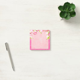 Post-it® Notas Adhesivas de Rosas Rosadas y Blancas