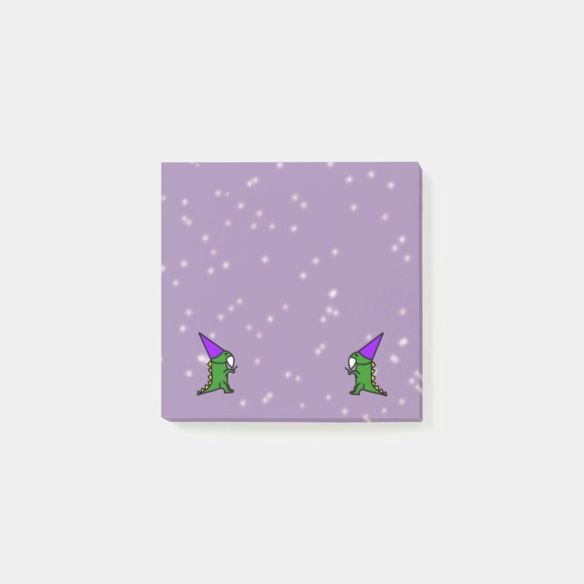 Post-it® Notas adhesivas de T-Rex Mago (Anverso)
