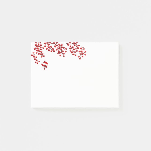 Post-it® Notas Adhesivas de Vacaciones de Navidad (Anverso)